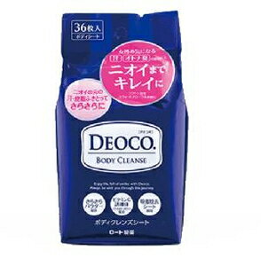 DEOCO デオコ ボディクレンズシート 36枚 ロート製薬 デオコボデイクレンズシ-ト36