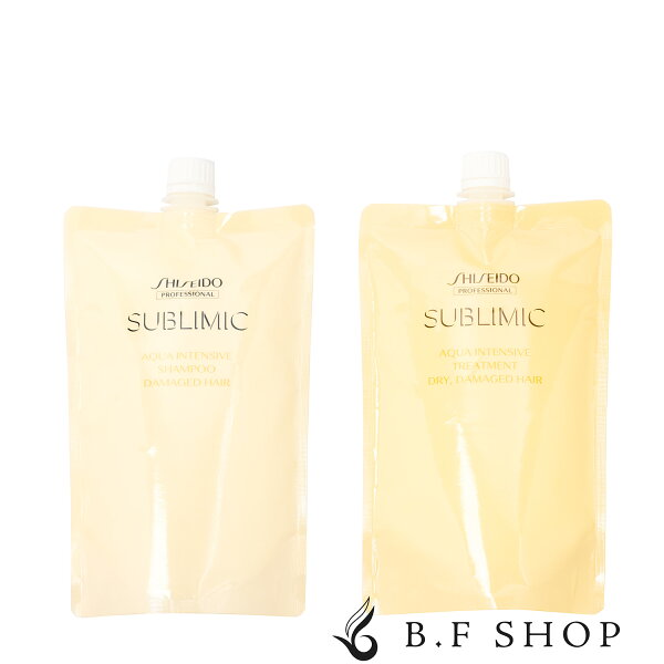 Shiseido Sublimic Aqua Intensive шампунь, ангижруулагч багц