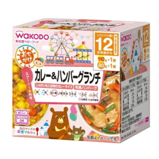 Wakoodo хүүхдийн бэлэн хоол - Карри болон бөөрөнхий махны багц