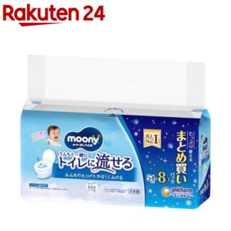 Moony усанд уусдаг хүүхдийн чийгтэй салфетка цэнэглэгч