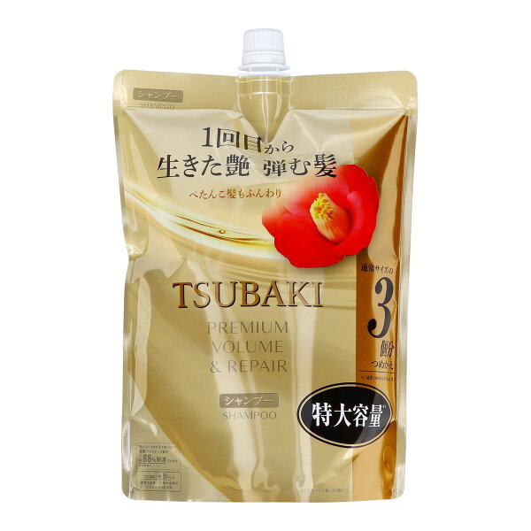 TSUBAKI Хэмжээ оруулагч, нөхөн сэргээх үйлчилгээтэй шампунь цэнэглэгч (900мл)