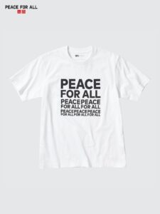PEACE FOR ALL T-shirt / Кашива Сато