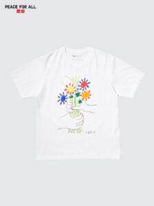 PEACE FOR ALL Пабло Пикассо зурагтай футболк