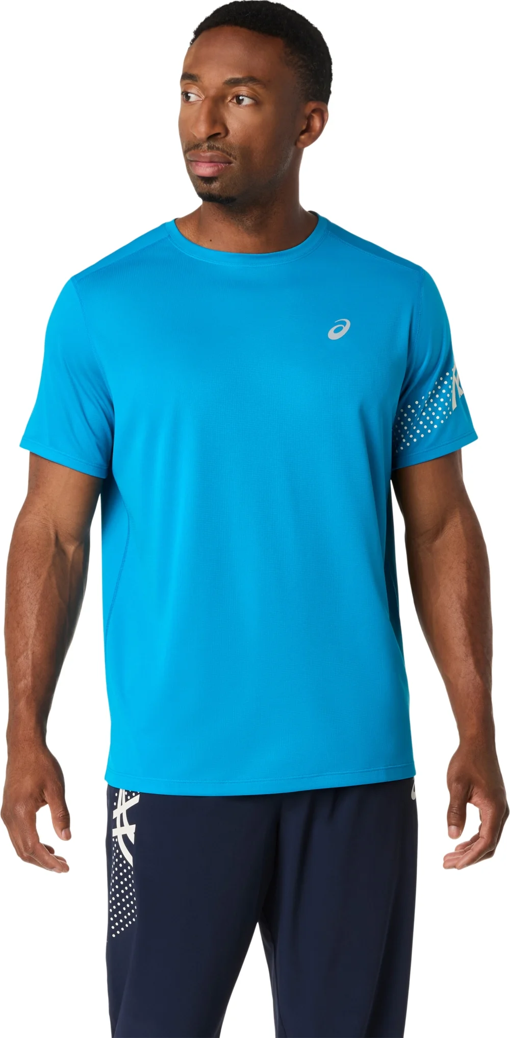 ASICS ICON ランニング半袖シャツ — 400