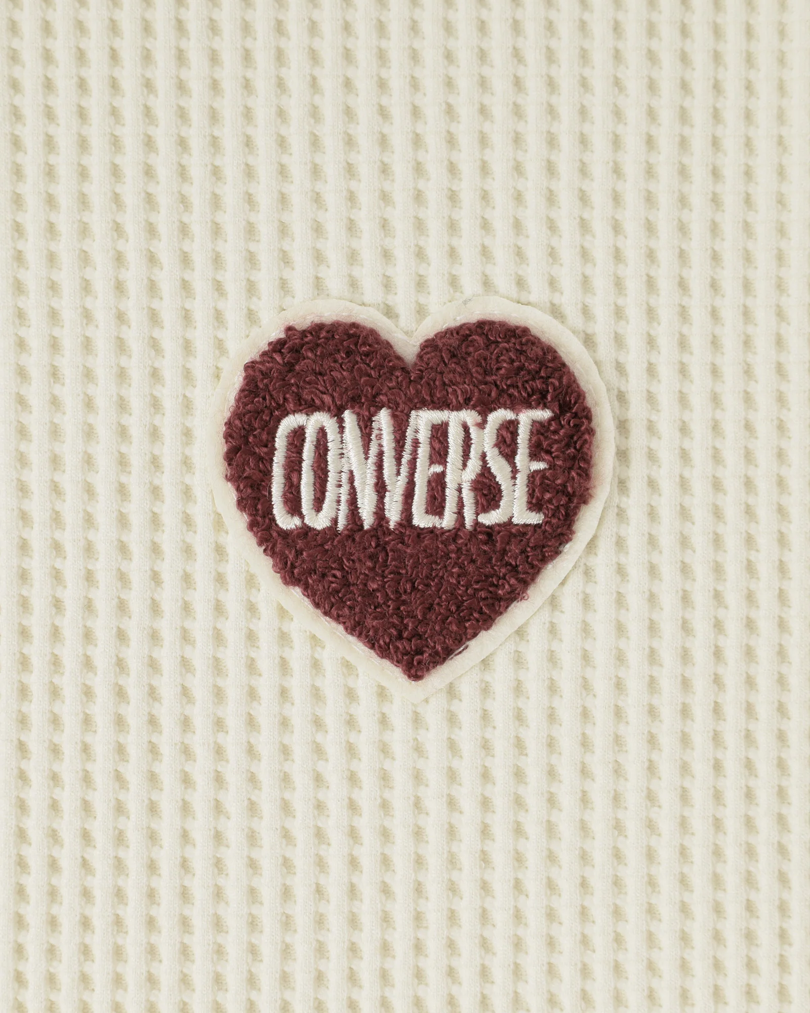 Converse Вафли хээтэй хагас цахилгаантай цамц - Image 3