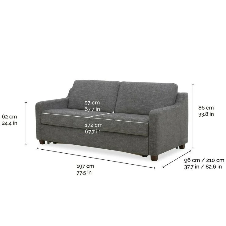COSTCO Aiden & Ivy Fabric Sleeper Sofa - Image 5