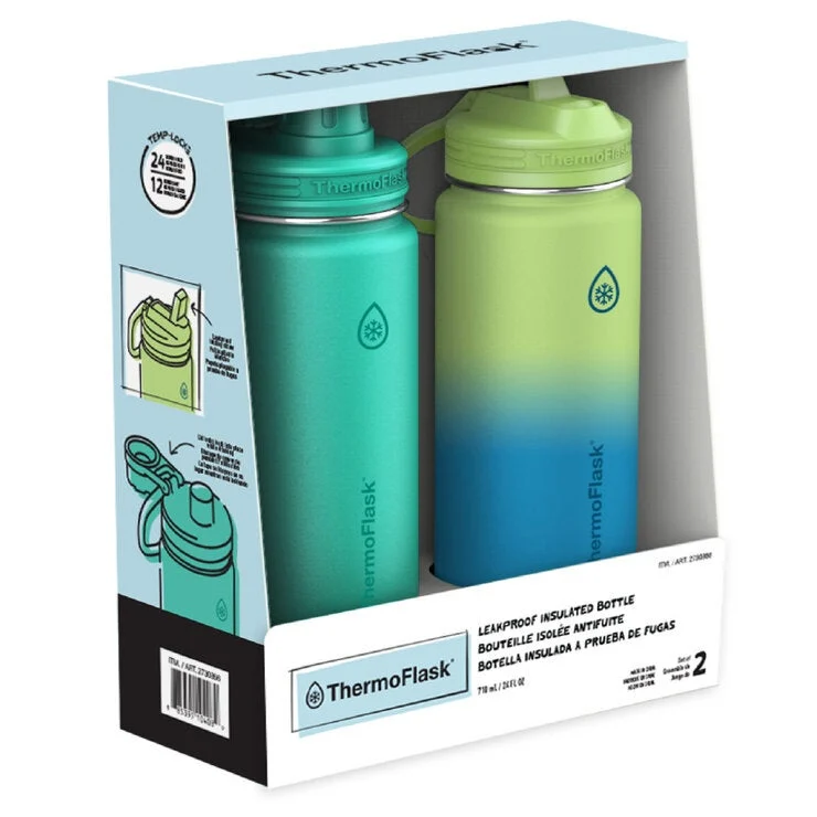 COSTCO Thermoflask Stainless Bottle 24oz 2 Pack Set - Image 3