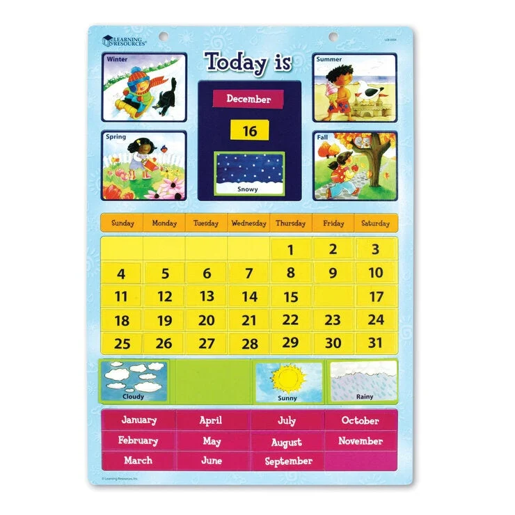COSTCO Learning Resources Magnetic Learning Calendar