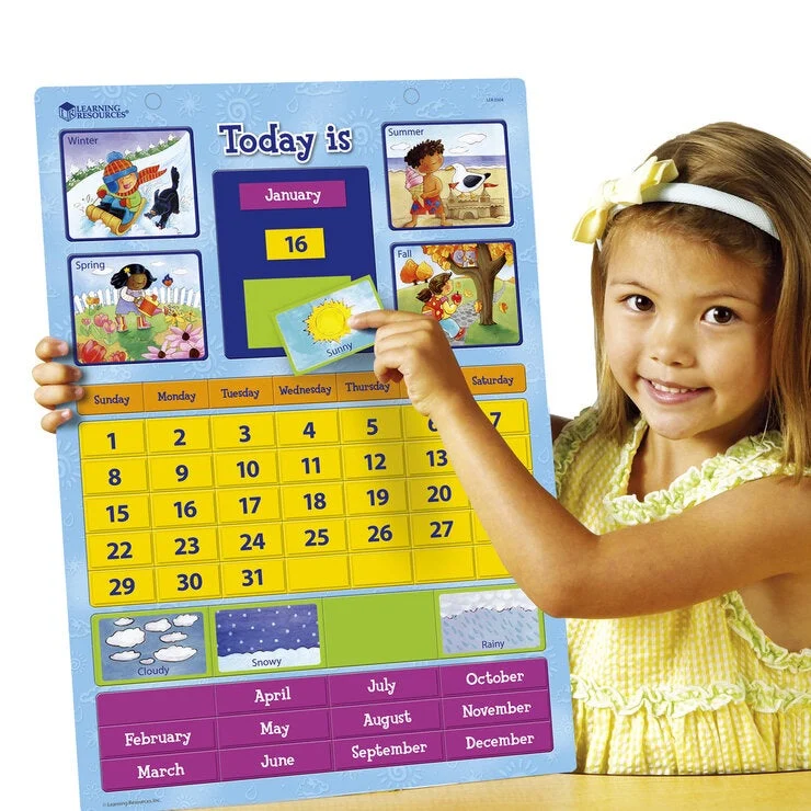 COSTCO Learning Resources Magnetic Learning Calendar - Image 2