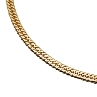 COSTCO K18 Gold Curbed Bracelet (KIHEI) 6g 18cm