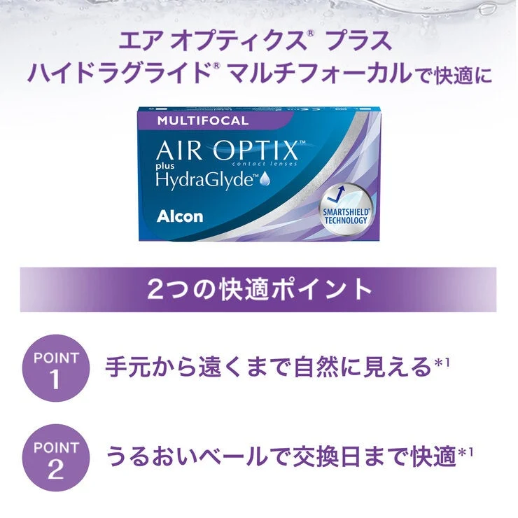 COSTCO AIR OPTIX® Plus HydraGlyde® for MULTIFOCAL 6-pack (B.C. 8.6) - Image 3