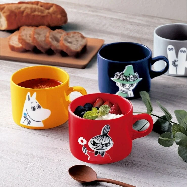 COSTCO Moomin Soup Mug 4PC - Image 2