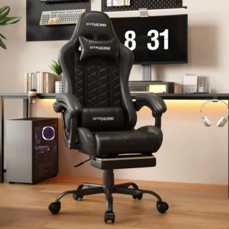 COSTCO GTRACING Ergonomic Gaming Chair With Ottoman