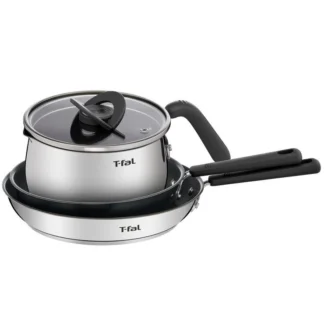 COSTCO T-FAL OPTISPACE FRYINGPAN 3PC SET