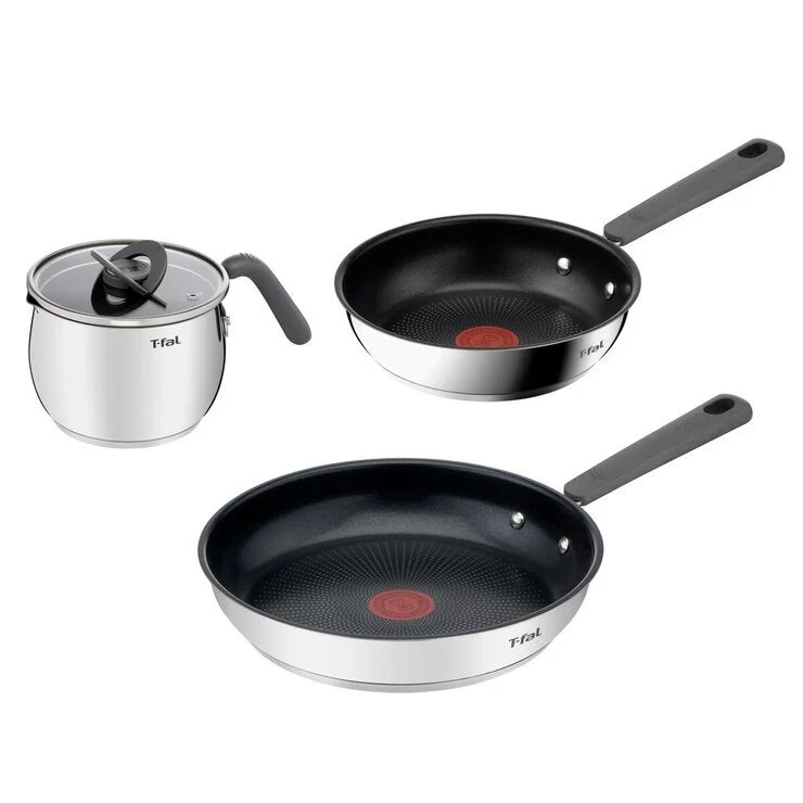 COSTCO T-FAL OPTISPACE FRYINGPAN 3PC SET - Image 2