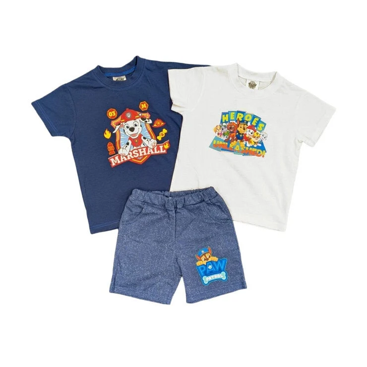 COSTCO PAW PATROL KIDS Short sleeve T-shirt 3PC SET - Image 2