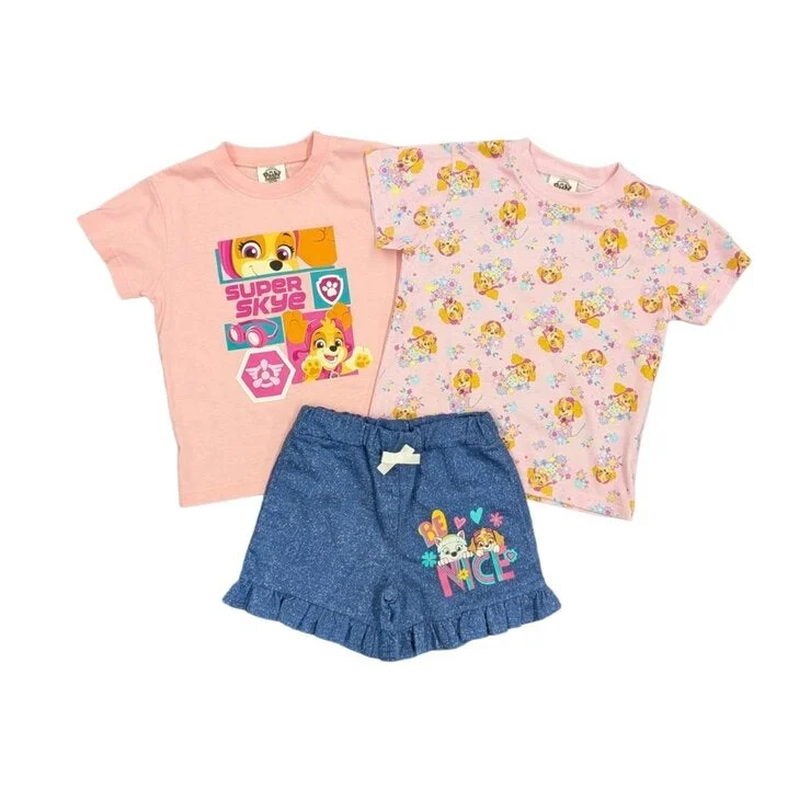 COSTCO PAW PATROL KIDS Short sleeve T-shirt 3PC SET - Image 3