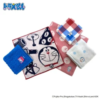 COSTCO Doraemon Handkerchief 25cm x 25cm 5PC