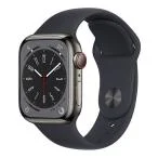 Series8[41mm/セルラー]ステンレス グラファイト Apple Watch …