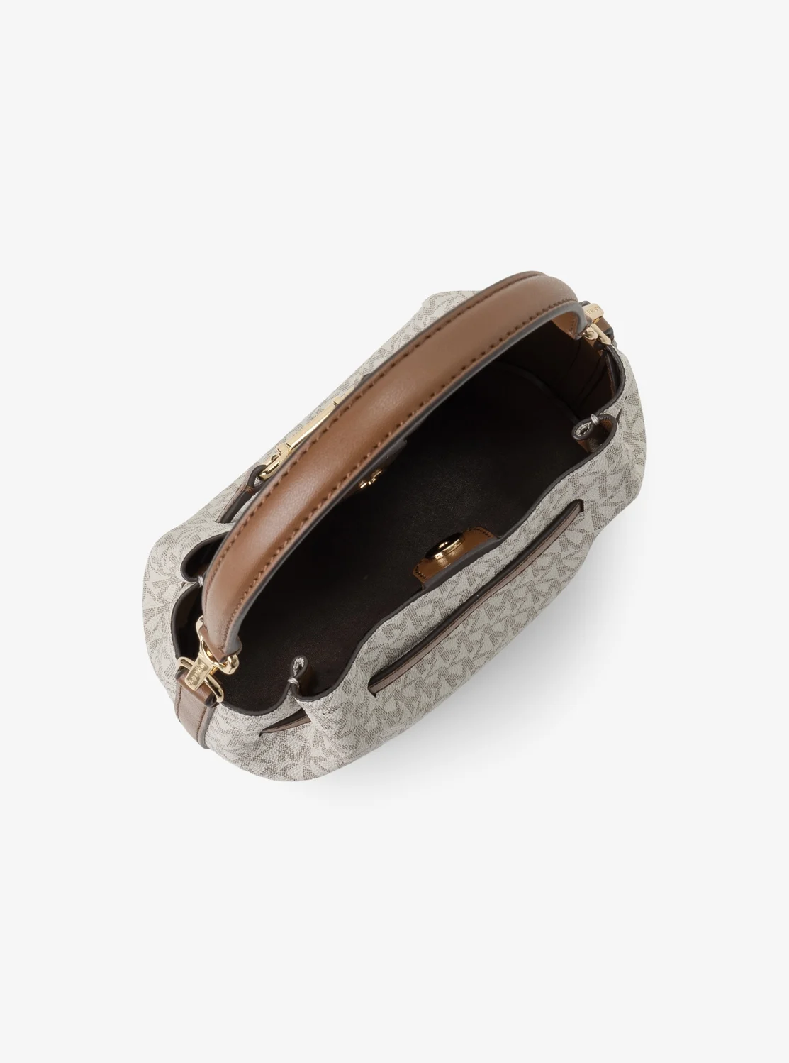Michael Kors Carson жижиг хэмжээтэй кроссбоди цүнх MK хээтэй - Image 2