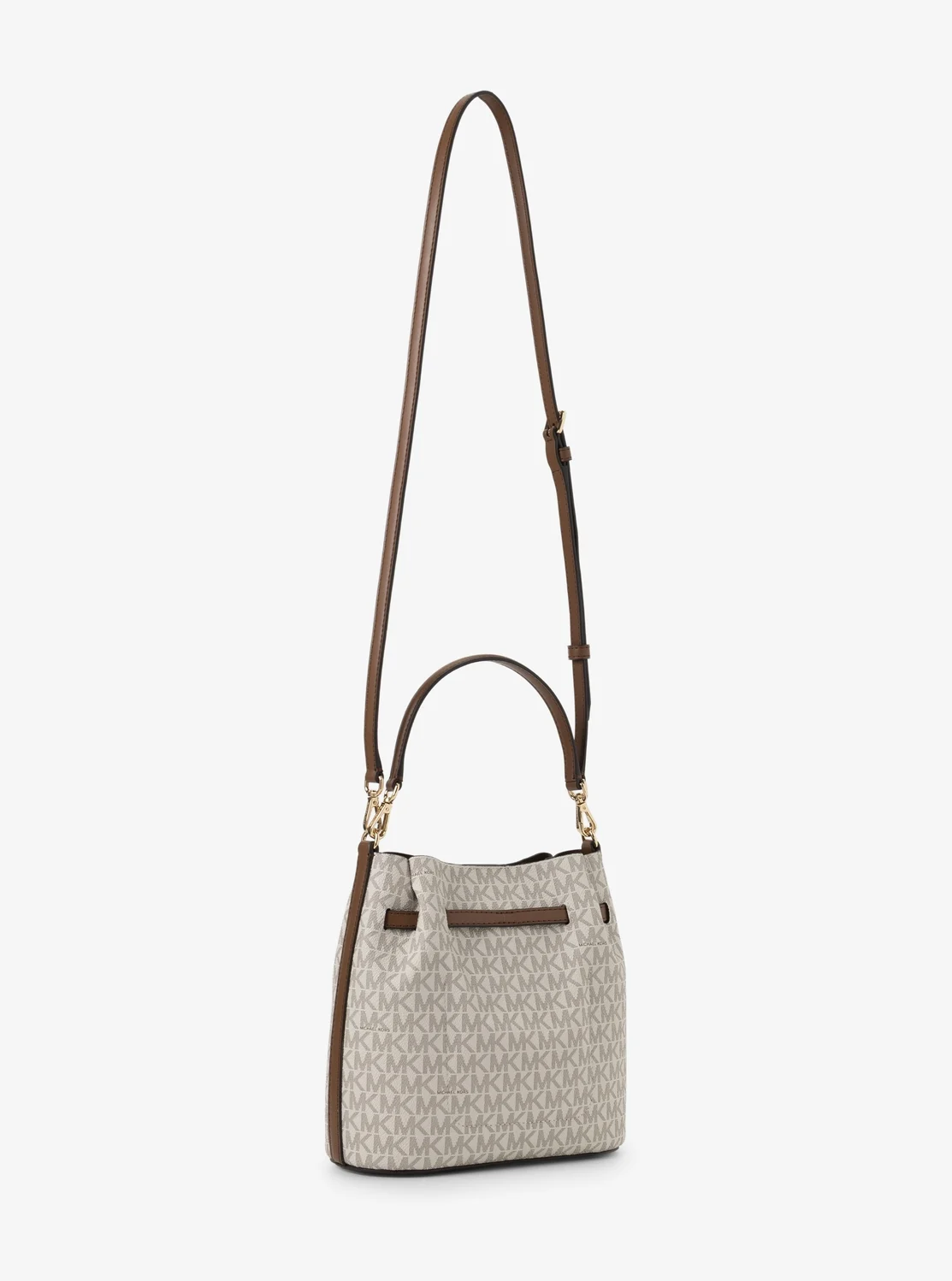 Michael Kors Carson жижиг хэмжээтэй кроссбоди цүнх MK хээтэй - Image 3
