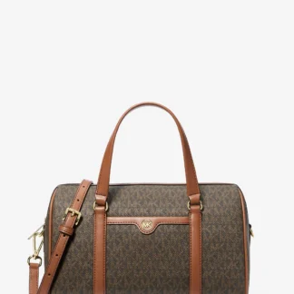 Michael Kors Аялалын дунд хэмжээтэй гар цүнх – MK хээтэй