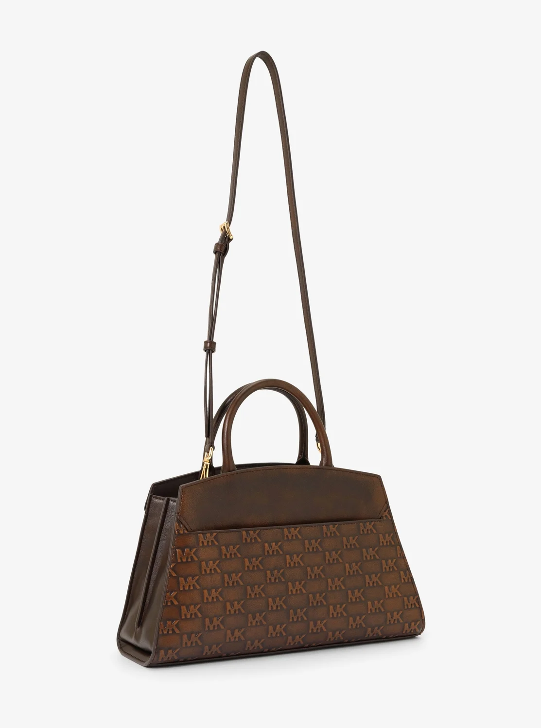 Michael Kors Грета дунд хэмжээний цүнх - MK хээтэй - Image 3