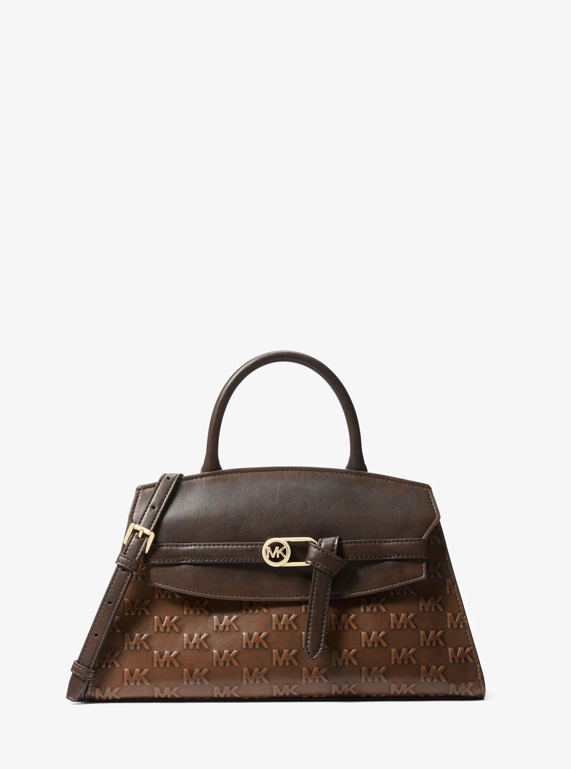 Michael Kors Грета дунд хэмжээний цүнх - MK хээтэй