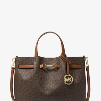 Michael Kors Карсон дунд хэмжээтэй, цахилгаантай цүнх - Майкл Корс хээтэй