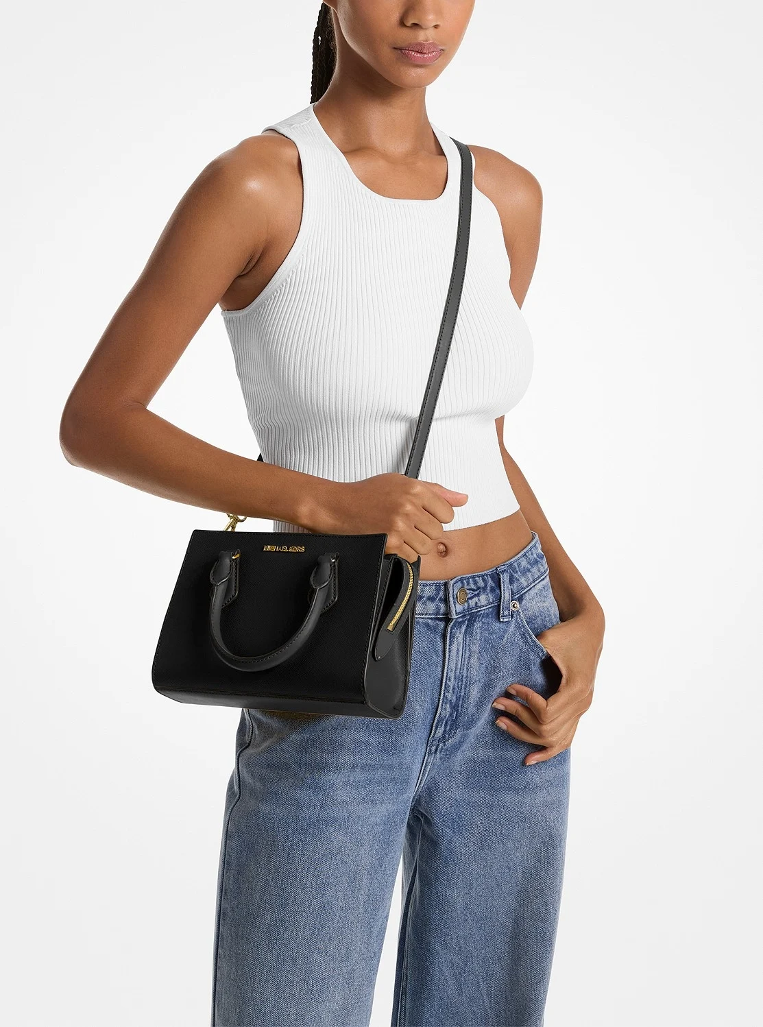 Michael Kors Шейла жижиг савхин цүнх - Image 3
