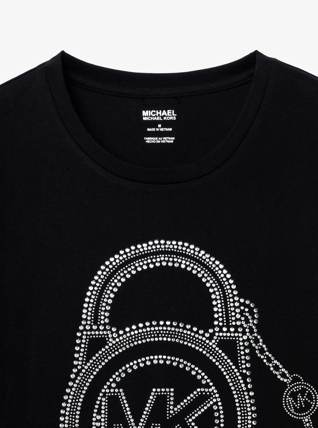 Michael Kors Шигтгээтэй MK цоож, түлхүүрний зурагтай цамц - Image 3