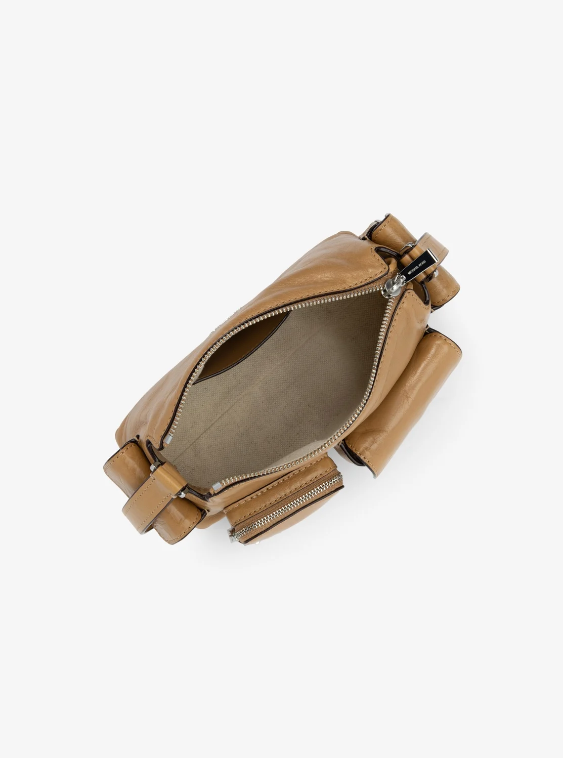 Michael Kors Dakota жижиг хэмжээтэй, хөрвөх чадвартай, халаастай мөрний цүнх - Image 2