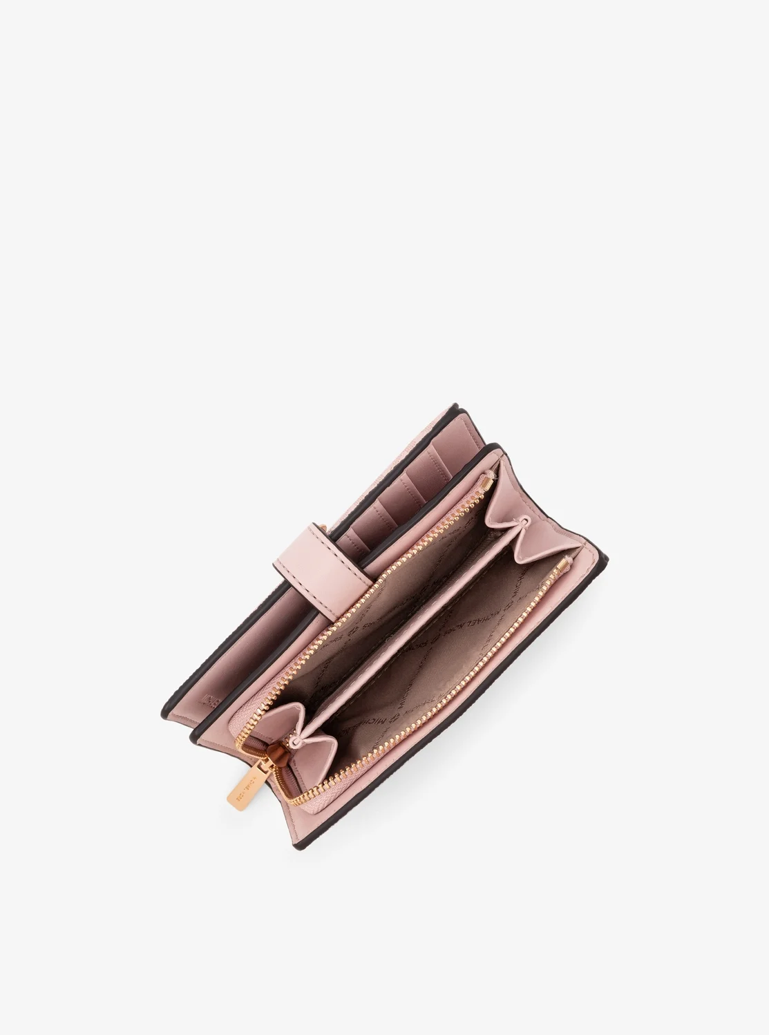 Michael Kors Greenwich дунд хэмжээний цахилгаантай түрийвч - MK Signature - Image 4