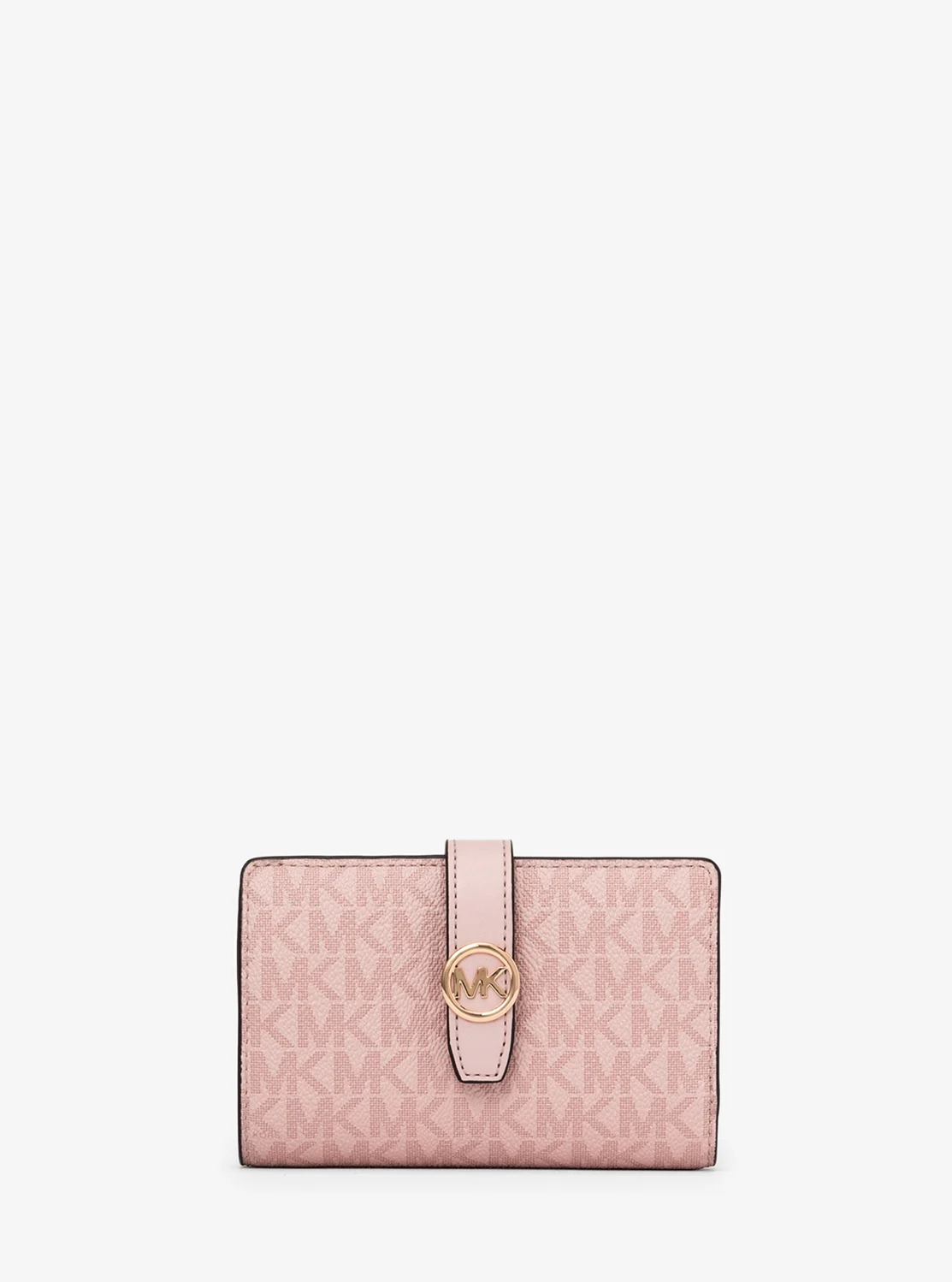 Michael Kors Greenwich дунд хэмжээний цахилгаантай түрийвч - MK Signature