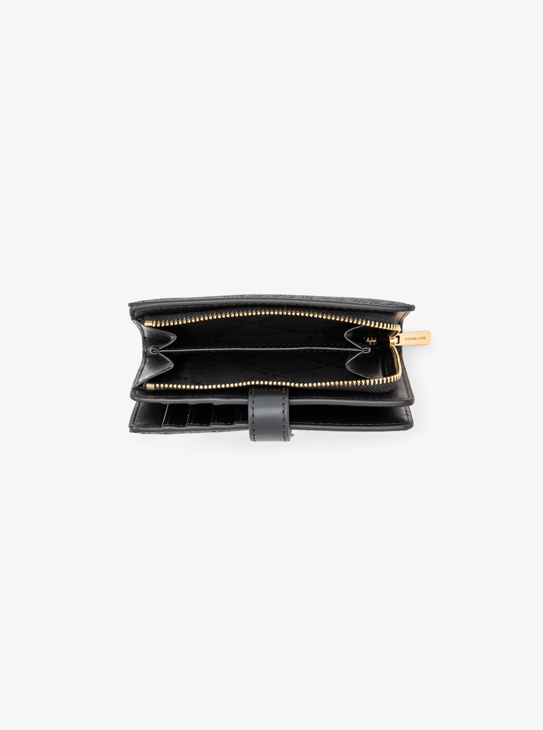 Michael Kors Greenwich дунд хэмжээний цахилгаантай түрийвч - MK хээтэй - Image 4