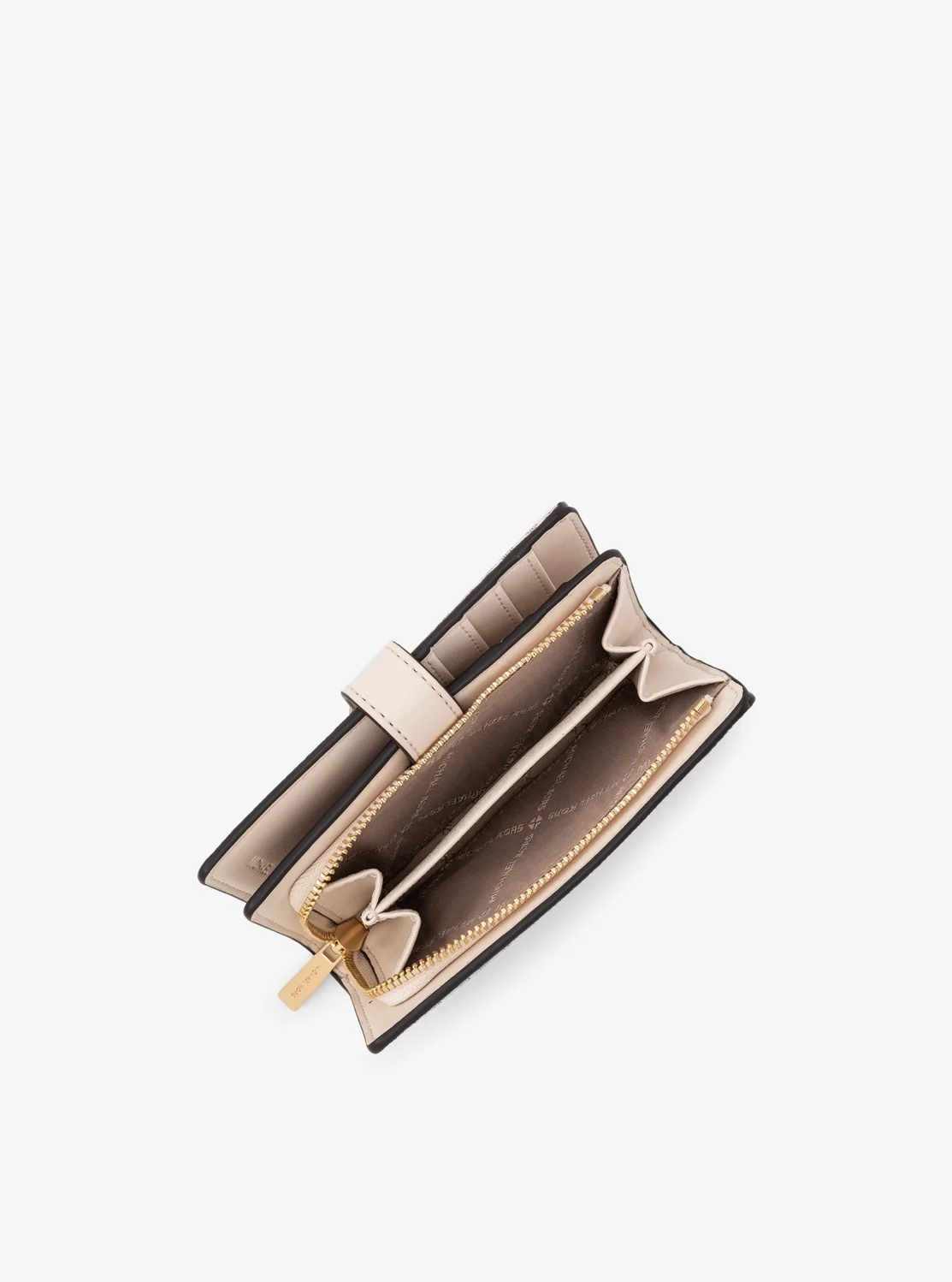 Michael Kors GREENWICH дунд хэмжээний цахилгаантай түрийвч - MK Signature - Image 4