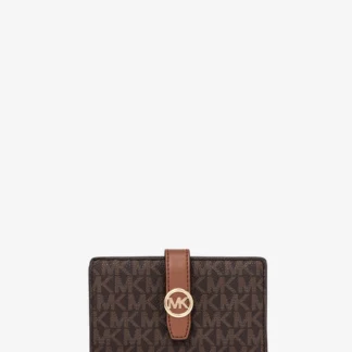 Michael Kors Greenwich дунд хэмжээний цахилгаантай түрийвч