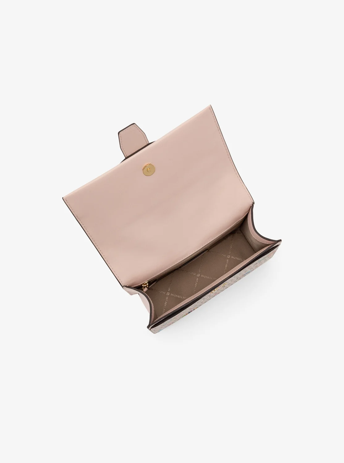 Michael Kors Greenwich жижиг flap мөрний цүнх - MK хээтэй - Image 2