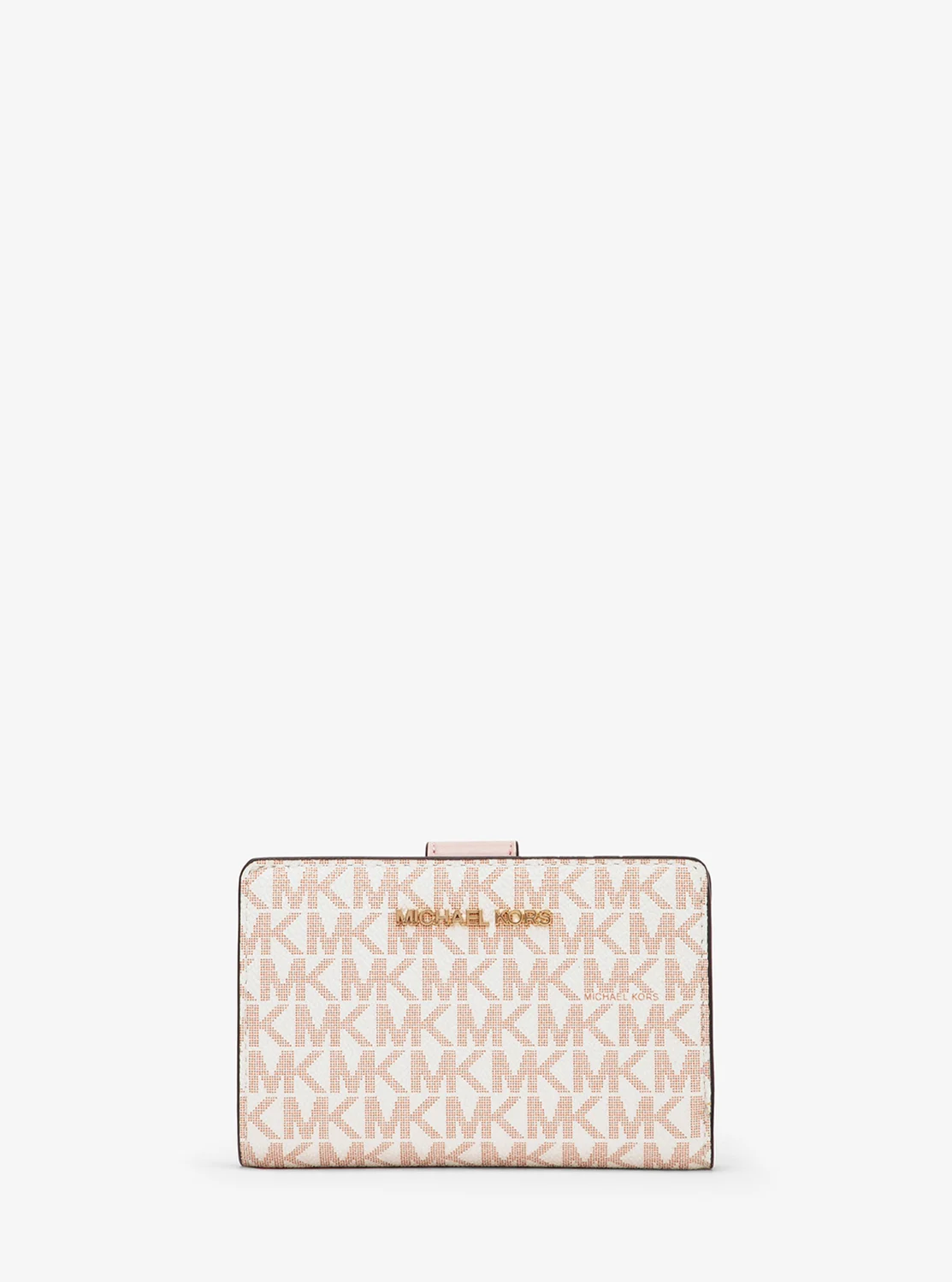 Michael Kors Jet Set Travel дунд хэмжээний нугалдаг цахилгаантай түрийвч - MK Signature