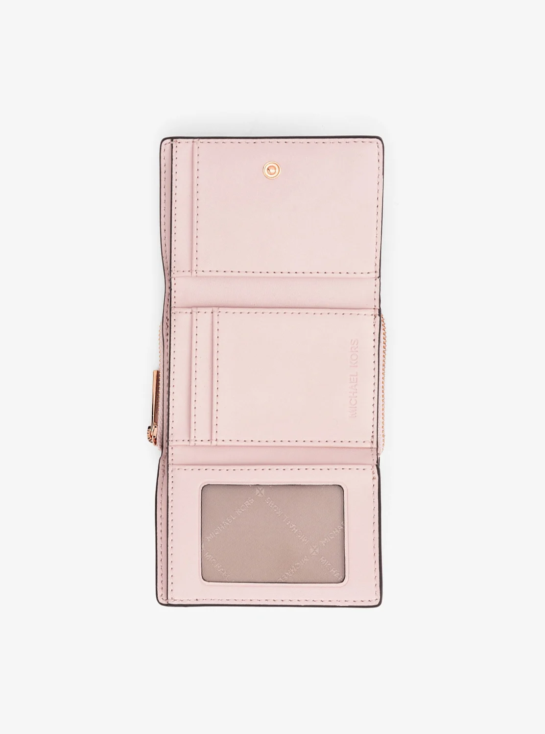 Michael Kors Jet Set Travel жижиг хэмжээтэй, цахилгаантай арьсан түрийвч - Image 2