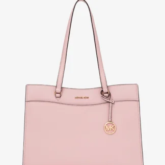 Michael Kors Jet Set Travel том хэмжээтэй, саaffiano савхин халаастай цүнх