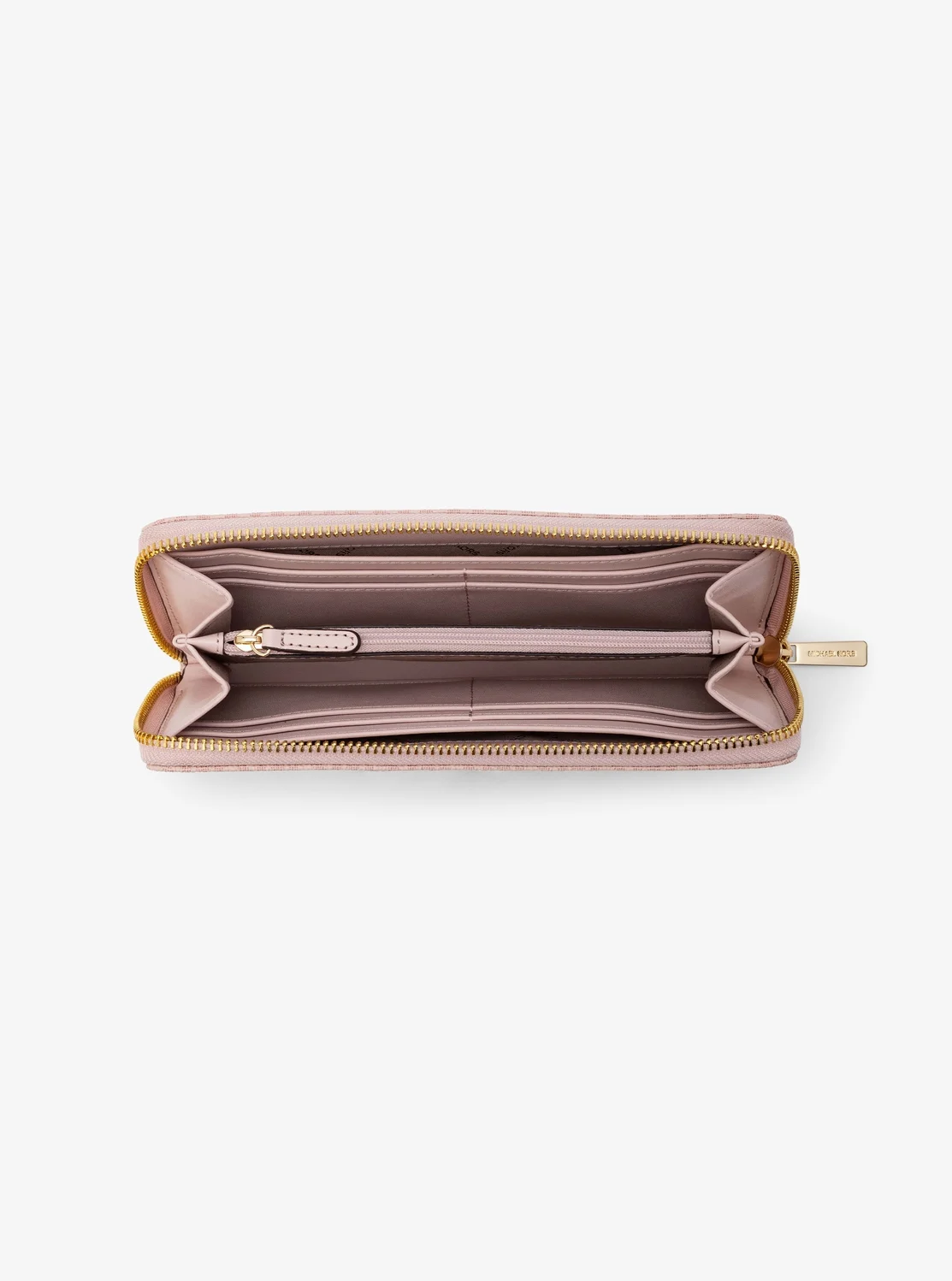 Michael Kors Jet Set Travel том хэмжээтэй, цахилгаантай түрийвч - MK Signature - Image 2