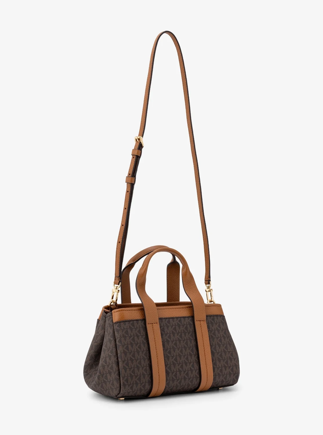 Michael Kors Romee жижиг мөрний цүнх MK хээтэй - Image 3