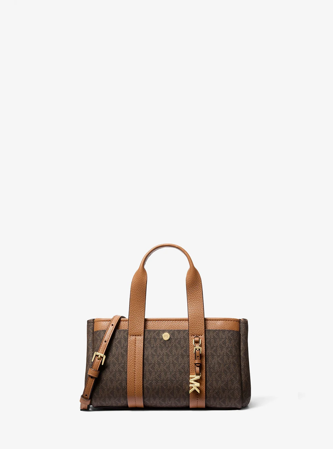 Michael Kors Romee жижиг мөрний цүнх MK хээтэй