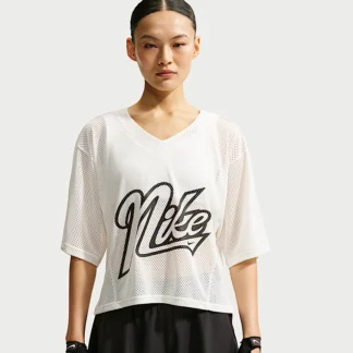 Nike One Dri-FIT эмэгтэй богино ханцуйтай сул загварын цамц