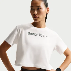 Nike Swift Dri-FIT эмэгтэй богино ханцуйтай, богиносгосон загвартай гүйлтийн цамц