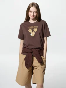 Чийкава чөлөөт загварын футболка