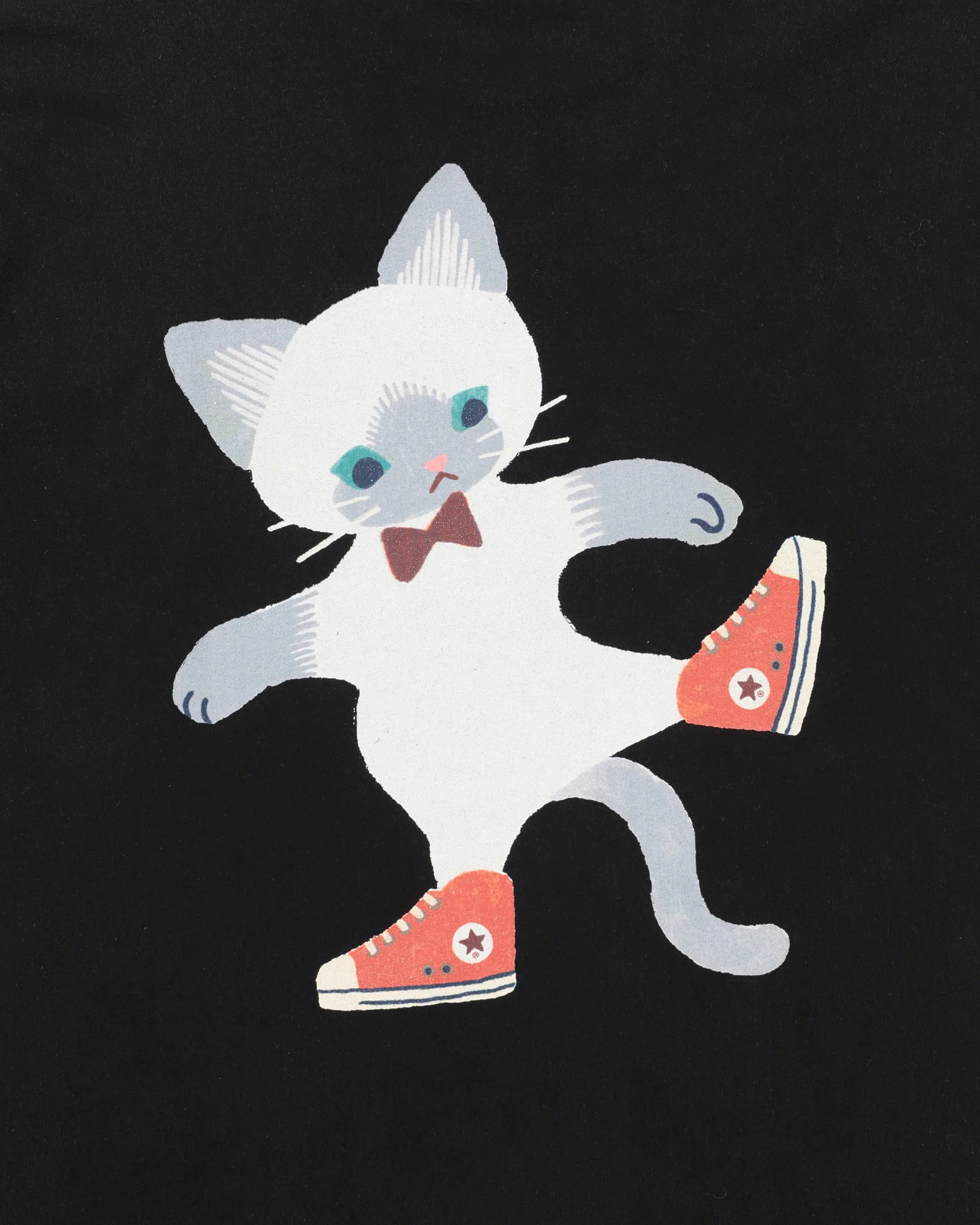 Converse Yukako Ohde зурагтай том размерийн мууртай футболка - Image 3