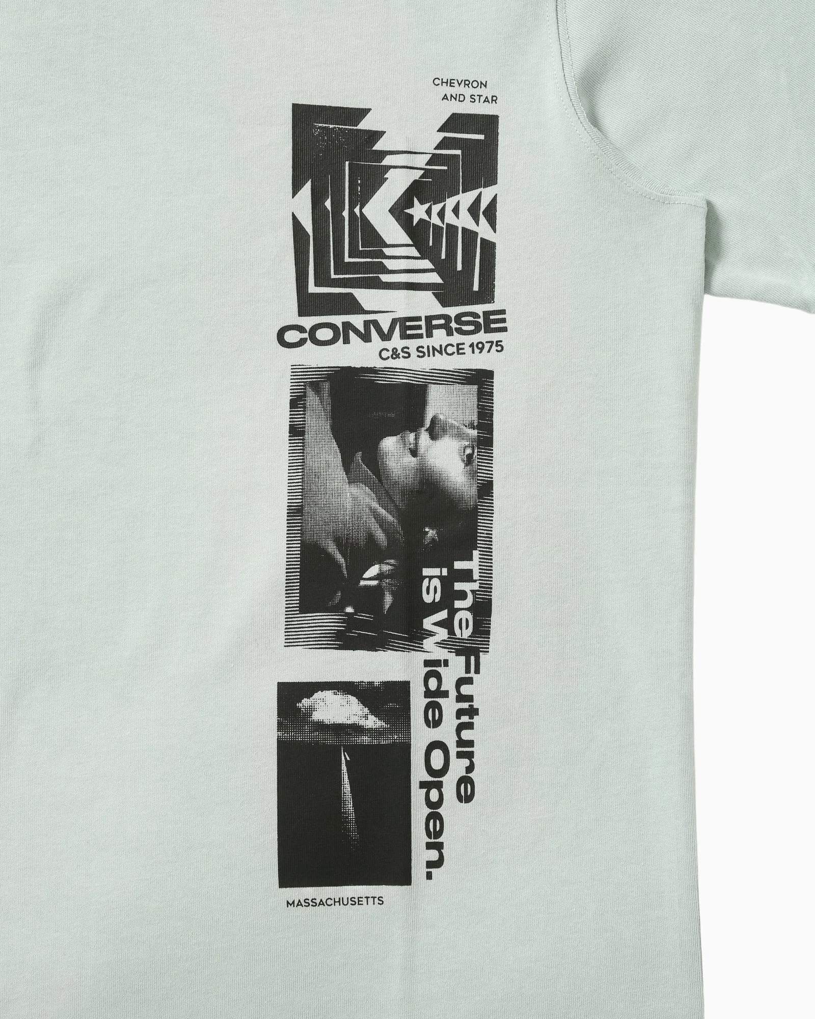 Converse Эрэгтэй босоо хээтэй богино ханцуйтай цамц - Image 3
