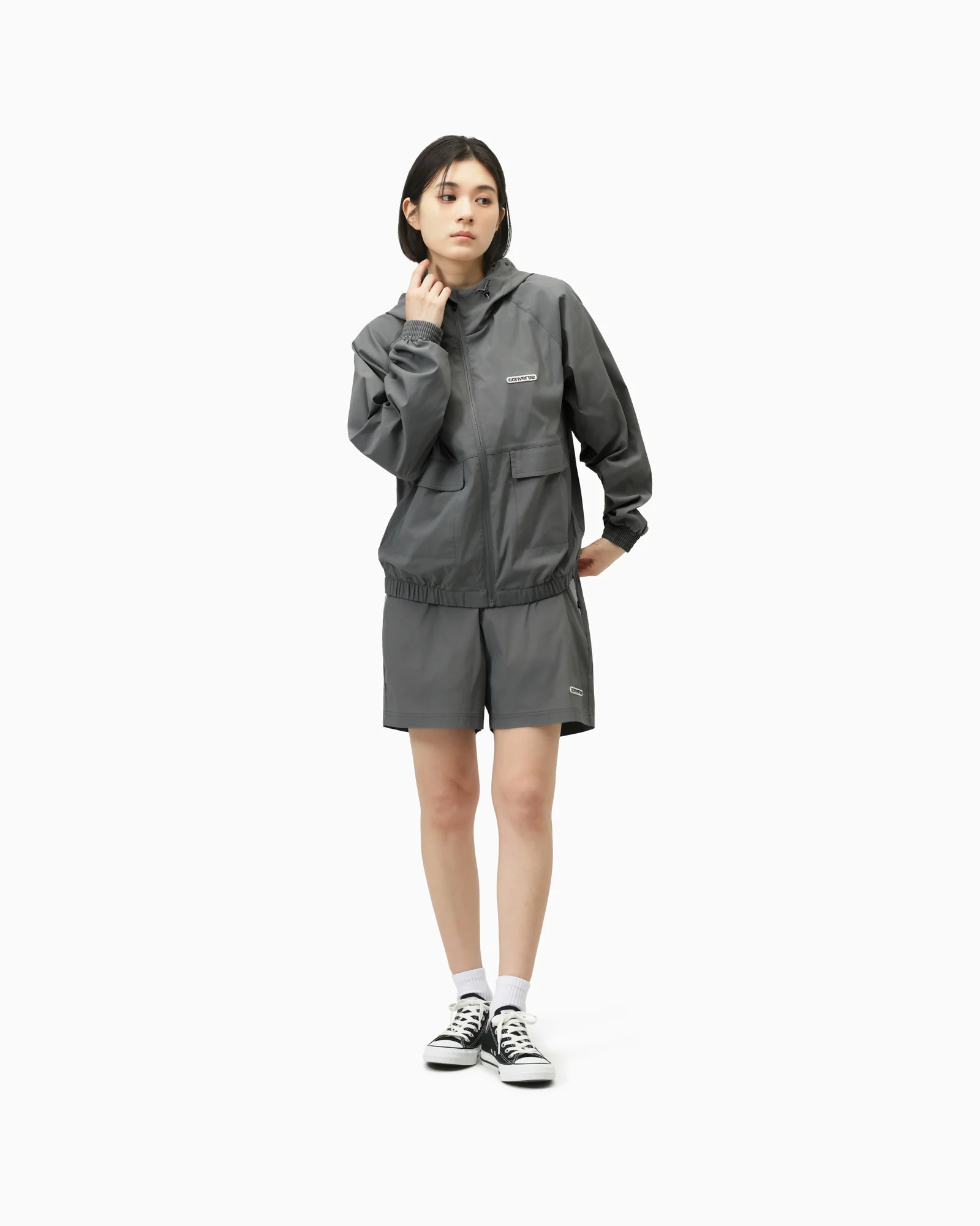 Converse Сунадаг ус, салхины хамгаалалттай малгайтай хүрэм - Image 8